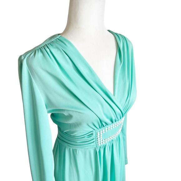 Vintage 1970's Fred Rothschild Maxi Dress Small - Picture 6 of 15